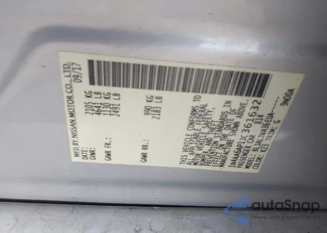 2018 Nissan Maxima 3.5 Sv из США, поврежденный, VIN 1N4AA6AP1JC361632